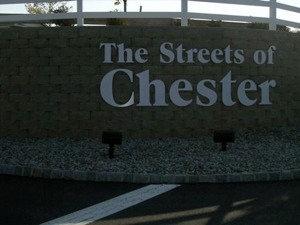 The Streets of Chester Sign